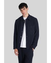 Barena - Cedrone Casual Jacket In Blue Viscose - Lyst