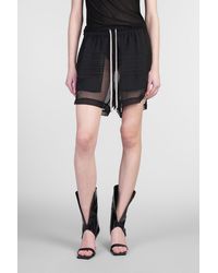 Rick Owens - Boxers Shorts In Black Silk - Lyst