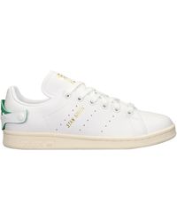 adidas Leather Stan Smith Nude Sneakers in White | Lyst