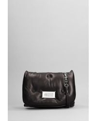 Maison Margiela - Glam Slam Shoulder Bag In Black Leather - Lyst