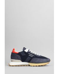 GHŌUD - Rush Groove Sneakers In Blue Suede And Fabric - Lyst