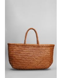 Dragon Diffusion - Tote Bamboo Triple Jump in Pelle Cuoio naturale - Lyst