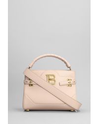 Balmain - B Buzz 22 Hand Bag In Rose-pink Leather - Lyst