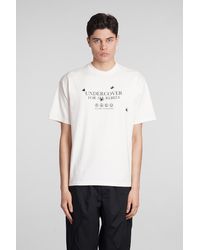 Undercover - T-shirt In Beige Cotton - Lyst
