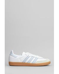 adidas - Sneakers Samba Og in Pelle Bianca - Lyst