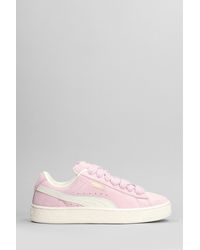 PUMA - Suede Xl Grape Sneakers In Rose-pink Suede - Lyst