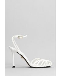 ALEVI - Ally 095 Sandals In White Patent Leather - Lyst