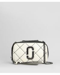 Marc Jacobs - The Softshot Shoulder Bag In White Leather - Lyst