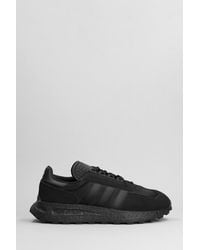 adidas - Retropy E5 Sneakers In Black Suede And Fabric - Lyst
