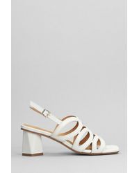 Pedro Miralles - Sandals In White Leather - Lyst