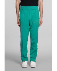 Palm Angels - Pants In Green Polyester - Lyst
