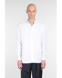 Lardini - Camicia in Cotone Bianco - Lyst