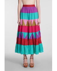 Antik Batik - Perrine Skirt In Multicolor Cotton - Lyst