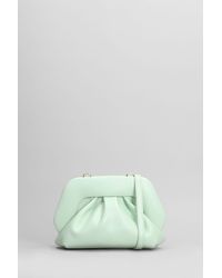 THEMOIRÈ - Gea Vegan Fabric Clutch In Green Faux Leather - Lyst