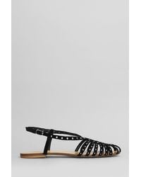 Anna F. - Flats In Black Suede - Lyst