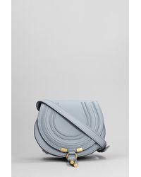 Chloé - Mercie Shoulder Bag In Cyan Leather - Lyst