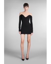 David Koma - Abito donna in viscosa Nera - Lyst