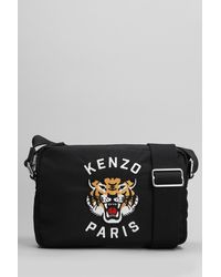 KENZO - Shoulder Bag In Black Polyester - Lyst