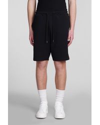 Costumein - Joggers Shorts In Black Polyamide - Lyst