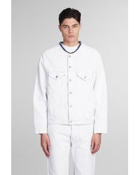 Maison Margiela - Denim Jackets In White Denim - Lyst