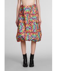 Comme des Garçons - Skirt In Multicolor Polyester - Lyst