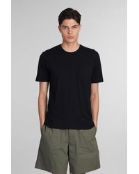 Aspesi - T-shirt 3107 T-shirt In Black Cotton - Lyst