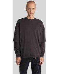 DARKPARK - T-Shirt Troy in Cotone Marrone - Lyst