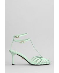 ALEVI - Jessie 075 Sandals In Green Leather - Lyst