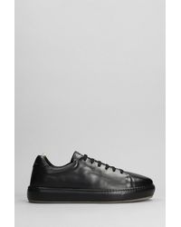 Officine Creative - Sneakers Covered 001 in Pelle Nera - Lyst