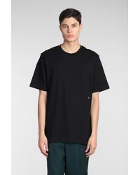 OAMC - T-Shirt in Cotone Nero - Lyst