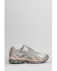 Asics - Gel-nimbus 10.1 Sneakers In Grey Leather And Fabric - Lyst