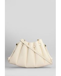 THEMOIRÈ - Borsa a spalla Dafne Vegan Fabric in ecopelle Beige - Lyst