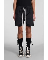 Rick Owens - Shorts Bela boxers in Cotone Nero - Lyst