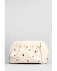 THEMOIRÈ - Pochette Bios Beads in ecopelle Beige - Lyst