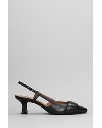Carmens - Nicole Band Pumps In Black Leather - Lyst