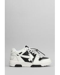 Off-White c/o Virgil Abloh - Out Of Office Sneakers In Black Leather - Lyst
