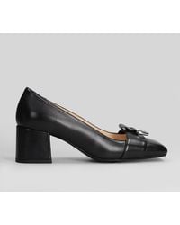 Anna F. - Pumps In Black Leather - Lyst