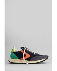 Valsport - Sneakers Start in Camoscio e Tessuto Blu - Lyst
