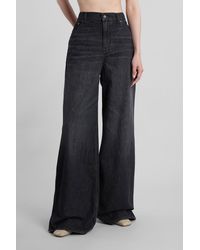 Chloé - Jeans In Black Cotton - Lyst