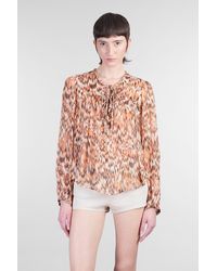 Isabel Marant - Blusa Ametissa in Seta Multicolor - Lyst