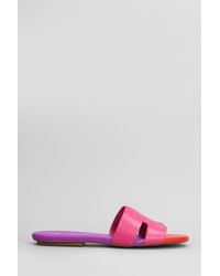 Carrano - Sandali flats in Pelle Fucsia - Lyst