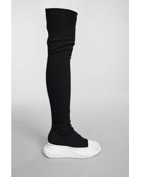 Rick Owens - Sneakers Abstract stockings in Cotone Nero - Lyst