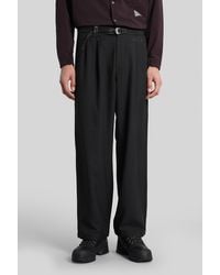 and wander - Pantalone in Poliestere Nera - Lyst