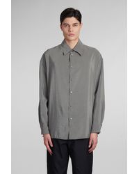 Lemaire - Camicia in Cotone Verde - Lyst