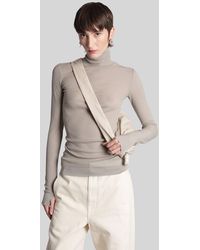 Lemaire - Knitwear In Beige Wool - Lyst