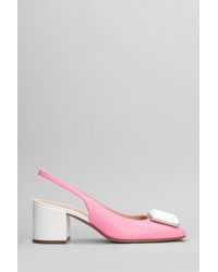 Roberto Festa - Gaby Pumps In Rose-pink Leather - Lyst