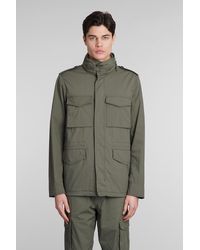 Aspesi - Giub. Minifield Cot Casual Jacket In Green Cotton - Lyst