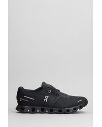 On Shoes - Sneakers Cloud 5 in Poliestere Nera - Lyst