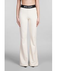 Palm Angels - Pantalone in Cotone Beige - Lyst