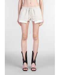Rick Owens - Shorts Fog boxers in Pelle Beige - Lyst